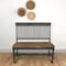 International Concepts Vista Slatback Bench, Hickory/Washed Coal BE45-65 - alternate 3